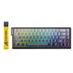 ATTACK SHARK X68 HE Rapid Trigger Keyboard Magnetic Switch 0.01mm RT Accuracy Moonlight Night