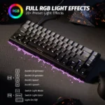 ATTACK SHARK X68 HE Rapid Trigger Keyboard Magnetic Switch 0.01mm RT Accuracy Moonlight Night - Image 7