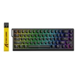 ATTACK SHARK X68 HE Rapid Trigger Keyboard Magnetic Switch 0.01mm RT Accuracy Black