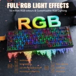 ATTACK SHARK X68 MAX HE Aluminum Keyboard Rapid Trigger Magnetic Switch 0.01mm RT Accuracy Black Contours - Image 7
