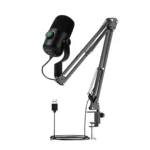 USB PC Microphone Condenser PDO-20 ANC With Boom Arm For Gaming streaming