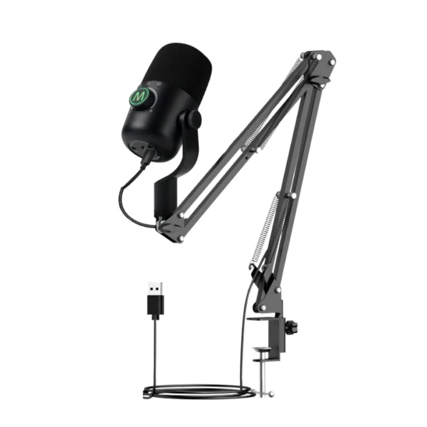USB PC Microphone Condenser PDO-20 ANC With Boom Arm For Gaming streaming