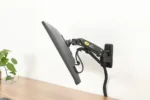 F120 Wall Monitor Arm for 17–27" Screens 7KG | NB Ergonomic Black - Image 3