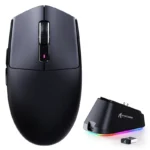 ATTACK SHARK G3 PRO Tri-mode Wireless Gaming Mouse 25K DPI  Charging Dock Black