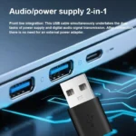KISONLI X36BT Bluetooth HiFi Desktop Speaker System – 3D 2.0 Channel - Image 6