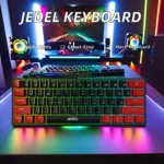 Jedel kl-69 60% mechanical Gaming Keyboard RGB Blue Switche - Image 5