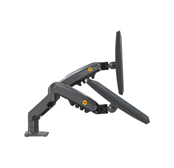NB Ergonomic F160 Dual Monitor Arm Stand 17-27" | Gas Spring 9KG 360° Black