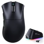 ATTACK SHARK V3 PRO Tri-mode Wireless Gaming Mouse 25K DPI RGB Charging Dock Black