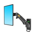 F120 Wall Monitor Arm for 17–27" Screens 7KG | NB Ergonomic Black - Image 2
