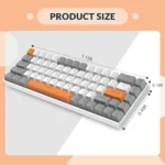 Ziyoulang T8 RGB 65% mechanical keyboard Red hot-swap switches Full RGB | Honey Bee - Image 8