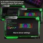 Ziyoulang T8 RGB 65% mechanical keyboard Red hot-swap switches Full RGB | Honey Bee - Image 3